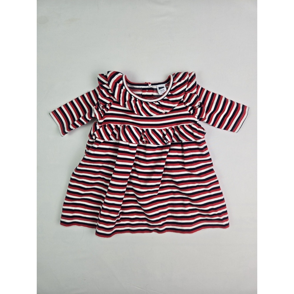 Janie & Jack red white blue girls dress NWOT 3 to 6 months toddler kids 4th July